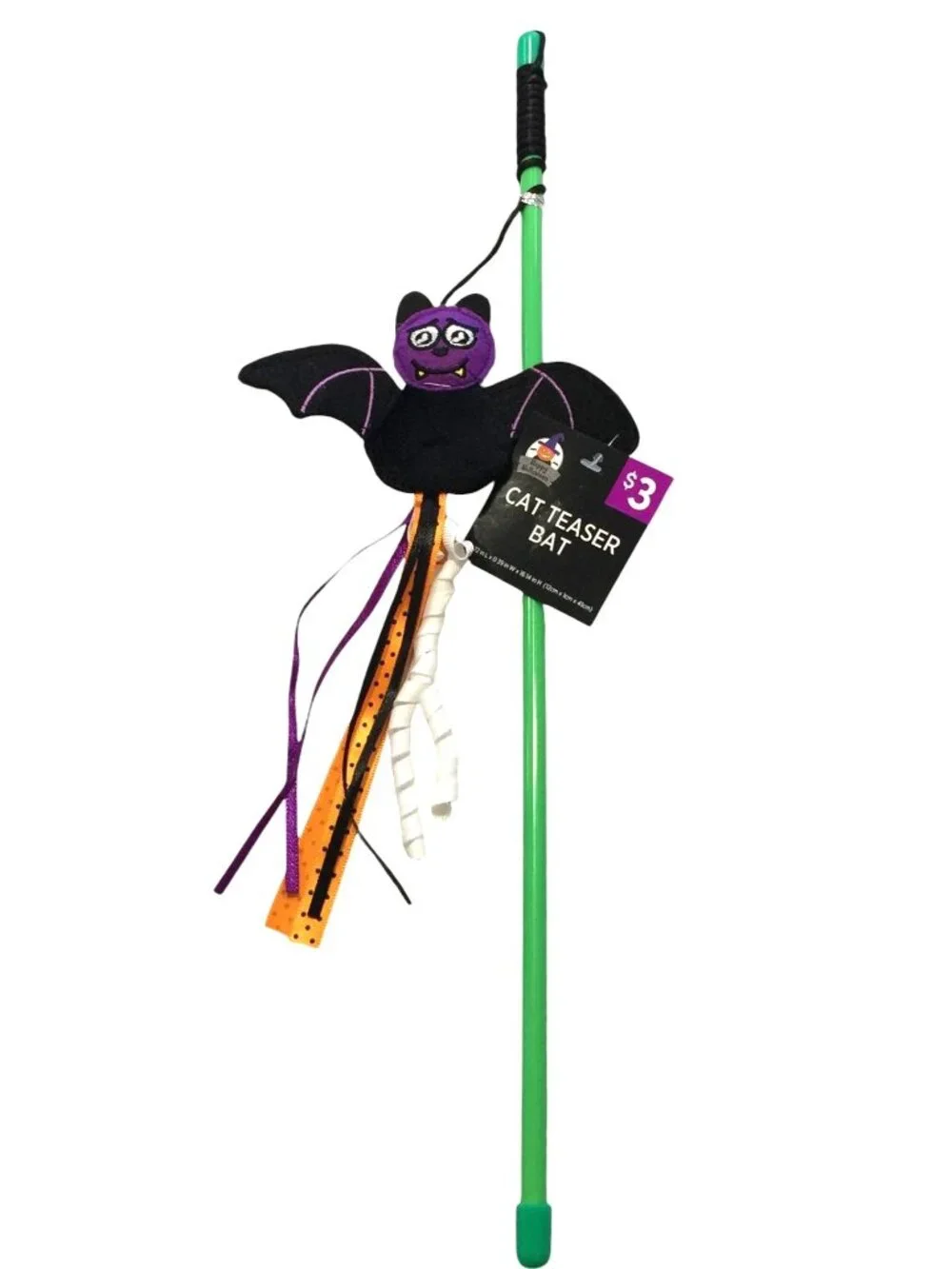 Halloween Cat Teasers Set of 6 Bat Ribbons